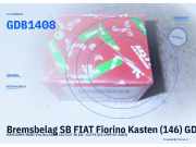 Bremsbelag SB FIAT Fiorino Kasten (146) GDB1408