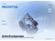 Unterdruckpumpe OPEL Astra G Caravan (T98) 90225716