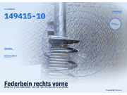Federbein rechts vorne BMW 3er (F30, F80) 149415-10