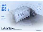 Ladeluftkühler VW Golf III (1H) 1H0145805B