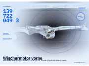 Wischermotor vorne MERCEDES-BENZ E-Klasse Kombi (S211) A2118204842 1397220493