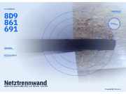 Netztrennwand AUDI A4 Avant (8D, B5) 8D9861691