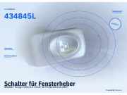Schalter für Fensterheber RENAULT Twingo I (C06) 434845L