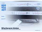 Wischerarm hinten AUDI A4 (8D, B5) 8D9955407