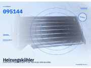 Heizungskühler FORD Escort V (GAL) 86AG18B539AA 095144