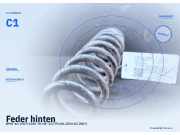 Feder hinten BMW 1er (E87) C1