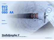 Stoßdämpfer FORD Fiesta VI (CB1, CCN) BV2118080AA