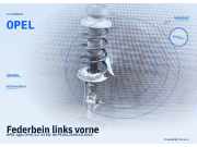 Federbein links vorne OPEL Agila (H-B) OPEL