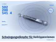 Schwingungsdämpfer für Keilrippenriemen MERCEDES-BENZ 190 (W201) 10220014 1022001414