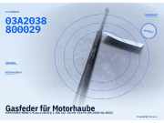 Gasfeder für Motorhaube MERCEDES-BENZ C-Klasse (W203) 03A2038800029