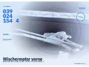 Wischermotor vorne DACIA Sandero I (BS) 8200619512 0390241544