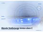 Blende Stoßstange hinten oben CITROEN C2