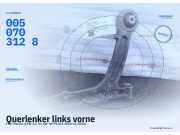 Querlenker links vorne FIAT Panda (169) 0051857133 0050703128