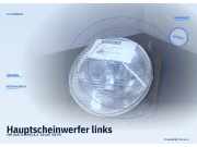 Hauptscheinwerfer links VW Golf II (19E)