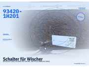 Schalter für Wischer KIA Ceed 1 (ED) 93420-1H201