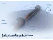 Antriebswelle rechts vorne SMART Fortwo Coupe (451)
