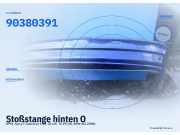 Stoßstange hinten OPEL Astra F Cabriolet 90380391
