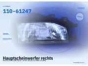 Hauptscheinwerfer rechts MAZDA 323 III (BF) 110-61247