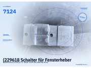 (229618 Schalter für Fensterheber NISSAN Micra (K12)7124 ) 7124