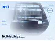 Tür links hinten OPEL Astra F OPEL