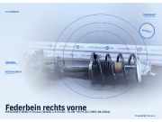 Federbein rechts vorne MERCEDES-BENZ A-Klasse (W168)