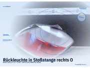 Rückleuchte in Stoßstange rechts OPEL Astra H