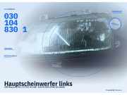 Hauptscheinwerfer links VW Sharan (7M) 0301048301