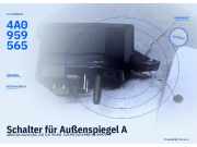 Schalter für Außenspiegel AUDI A6 Avant (4A, C4) 4A0959565