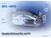 Hauptscheinwerfer rechts MAZDA 121 II (DB) 001-4095