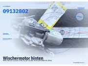 Wischermotor hinten OPEL Astra G Caravan (T98) 09132802