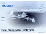 Motor Fensterheber rechts vorne RENAULT Kangoo II - Grand Kangoo (KW0) 40 402086A