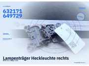 Lampenträger Heckleuchte rechts BMW 1er Coupe (E82) 632171649729