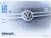 Kühlergrill VW Golf IV (1J) 1J0853651H