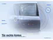Tür rechts hinten SUZUKI Swift III (MZ/EZ)