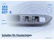 Schalter für Fensterheber VW Golf V Plus (5M, 521) 1K4959857B