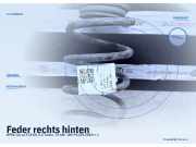 Feder rechts hinten OPEL Corsa E (X15)