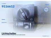 Lichtschalter OPEL Corsa C (X01) 9116612