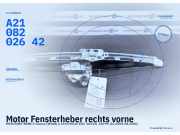 Motor Fensterheber rechts vorne MERCEDES-BENZ A-Klasse (W168) A2108202642