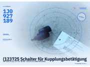 (123725 Schalter für Kupplungsbetätigung VW Golf IV (1J) 1J0927189) 1J0927189