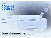 Sonnenblende rechts MAZDA 6 Station Wagon (GY) GJ6A-69-270CFKZ GJ6A-69-270 FKZ