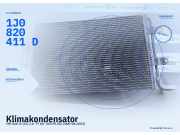 Klimakondensator VW Golf IV (1J) 1J0820413N 1J0820411D