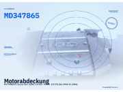 Motorabdeckung MITSUBISHI Space Star (DG0) MD347865