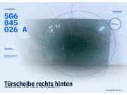 Türscheibe rechts hinten VW Golf VII (5G) 5G6845026A