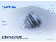 Achsmanschette AUDI 80 (80, 82, B1) 1603146