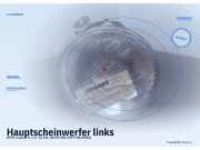 Hauptscheinwerfer links OPEL Kadett D