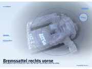 Bremssattel rechts vorne MITSUBISHI Colt IV (CAO)