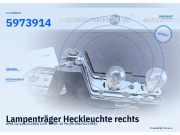 Lampenträger Heckleuchte rechts OPEL Corsa A CC (S83) 5973914