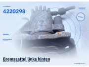 Bremssattel links hinten BMW 5er Touring (E39) 4220298