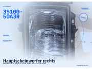 Hauptscheinwerfer rechts SUZUKI Alto (EF) 35100-50A3R
