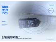 Kombischalter AUDI A6 Avant (4B, C5) 8D0919721